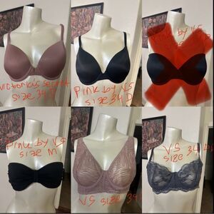 11 Bra Victoria's Secret , PINK, WACOAL , no brand , Bra  Collection